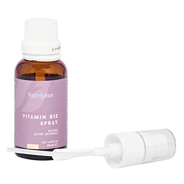 Nutriplus - Vitamina B12 Sabor a Fresa – Energía, Inmunidad y Bienestar Diario | 20 ml