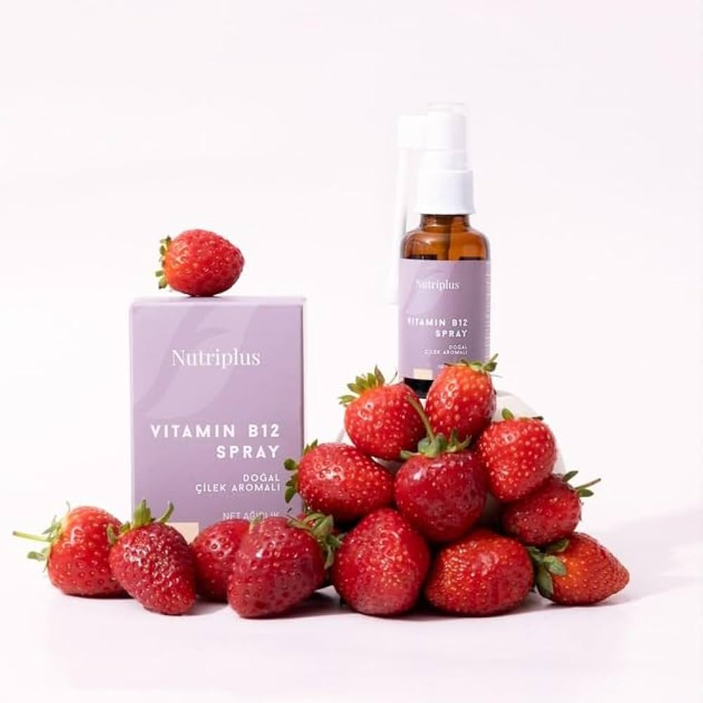 Nutriplus - Vitamina B12 Sabor a Fresa – Energía, Inmunidad y Bienestar Diario | 20 ml