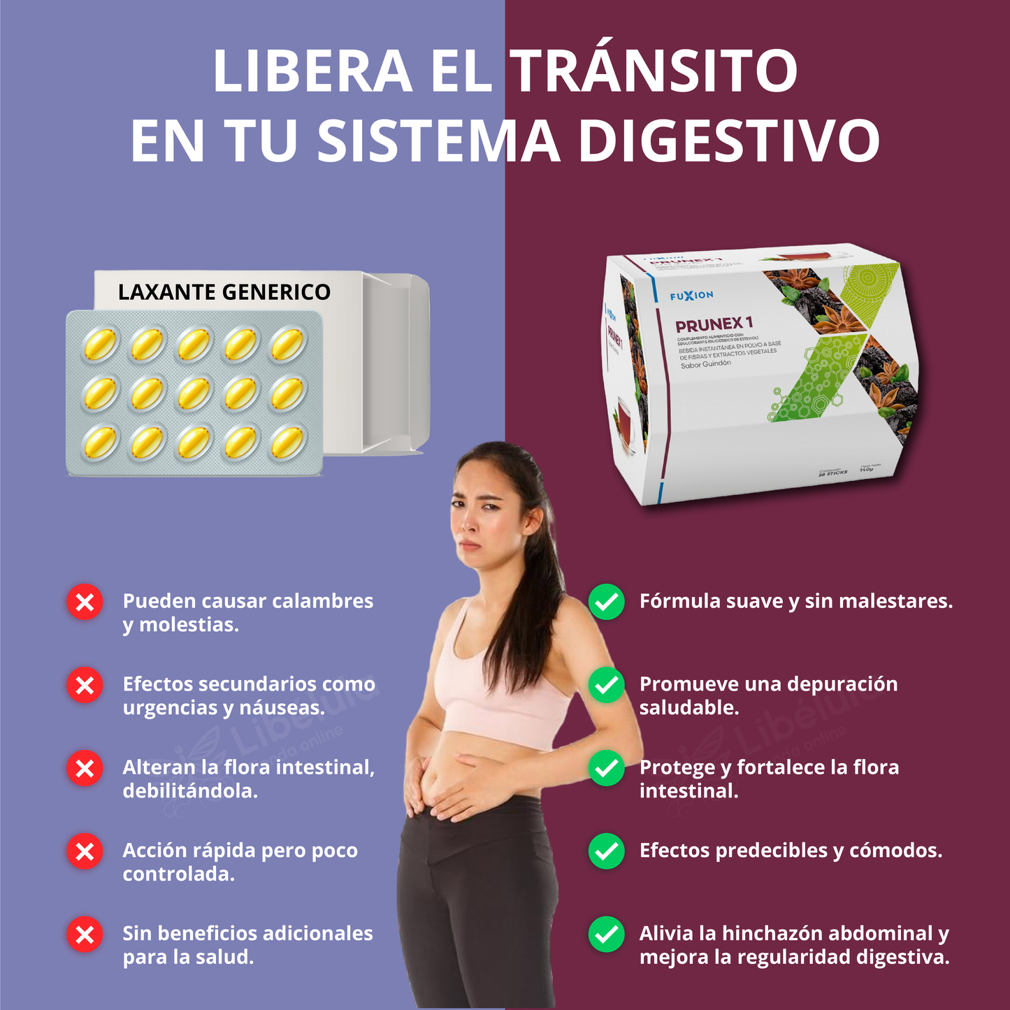 PRUNEX 1 – Té sabor Guindón (Caja 28 x 5 g)