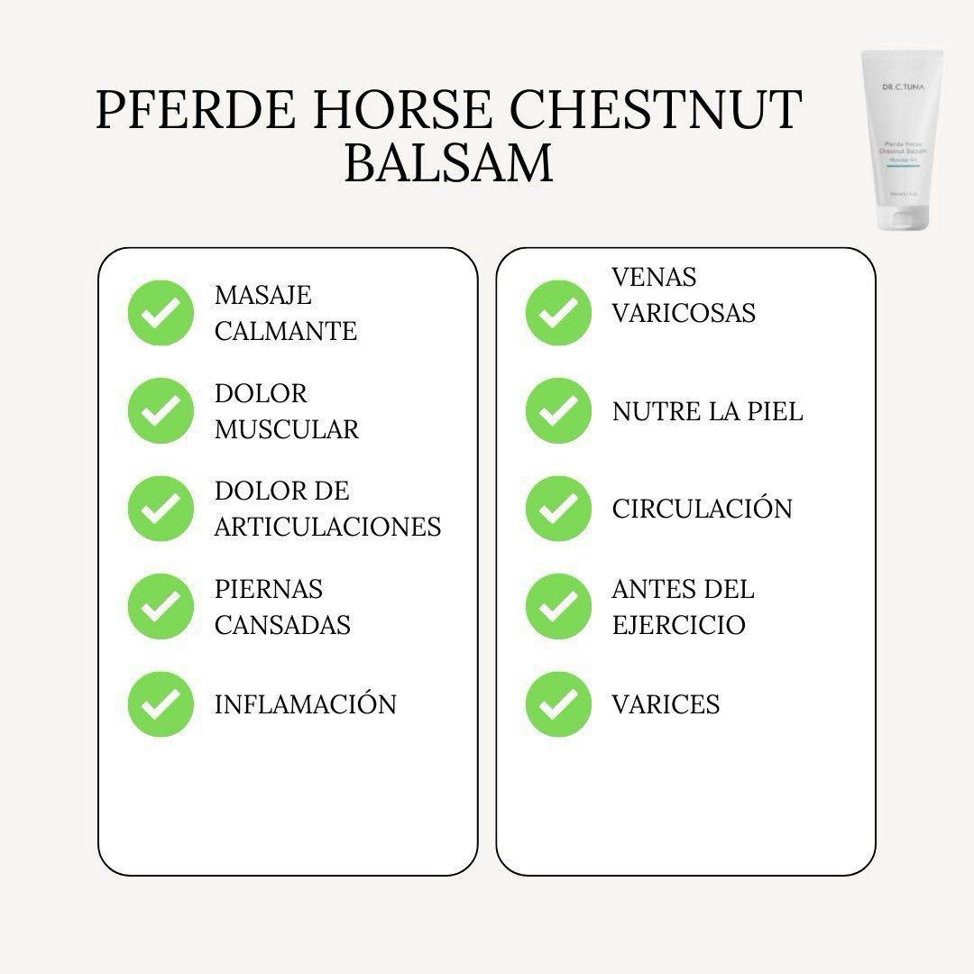 DR. C. TUNA - Gel de Masaje Bálsamo de Castaño de Indias Pferde