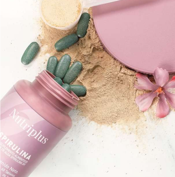 Nutriplus - Espirulina – Complemento Alimenticio (60 tabletas)