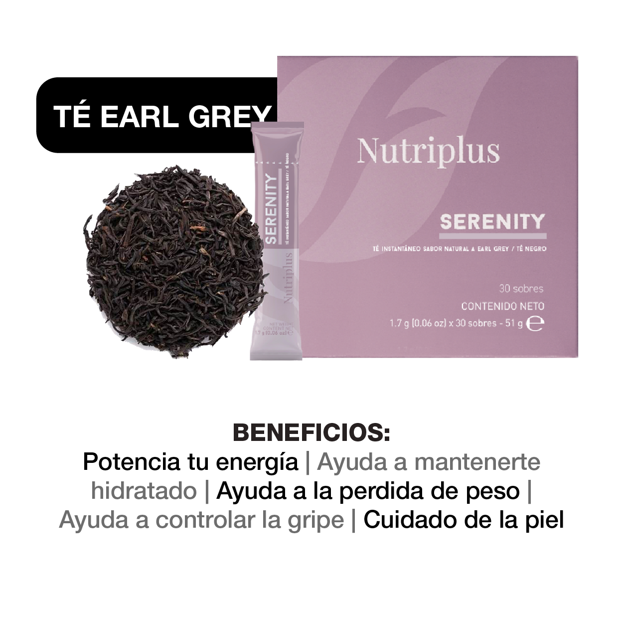 Nutriplus - Serenity Té Negro
