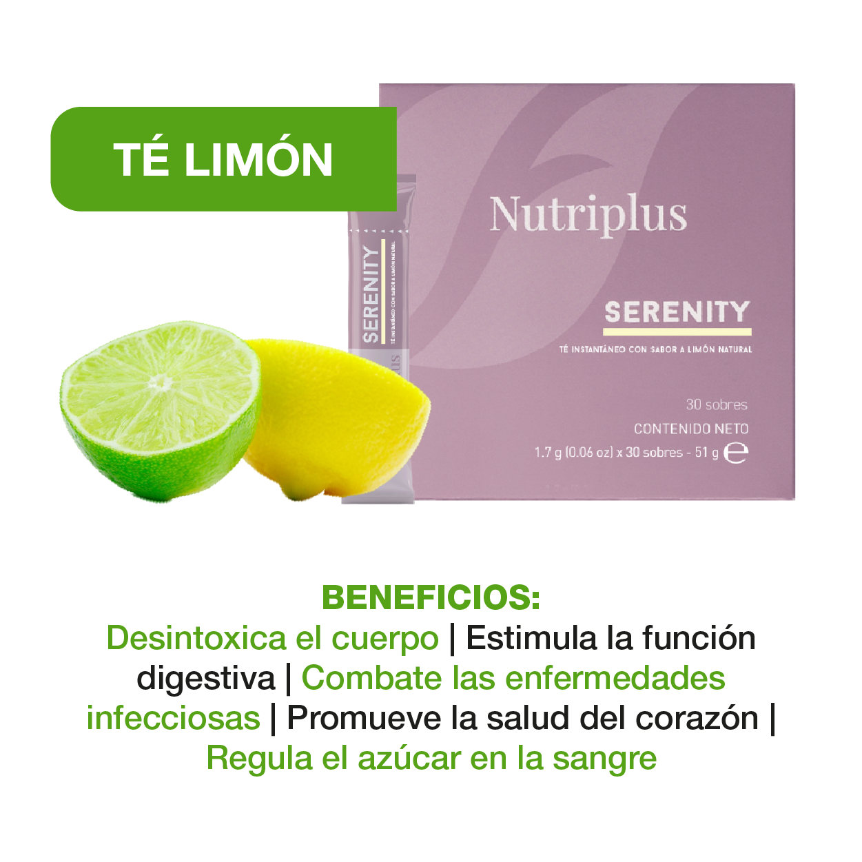 Nutriplus - Serenity Té de Limón