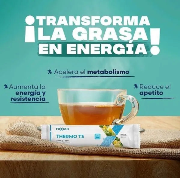 THERMO T3 – Té sabor Limón (Caja 28 x 5 g)