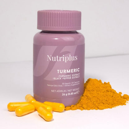 Nutriplus - Turmeric – Suplemento Alimenticio (30 cápsulas)