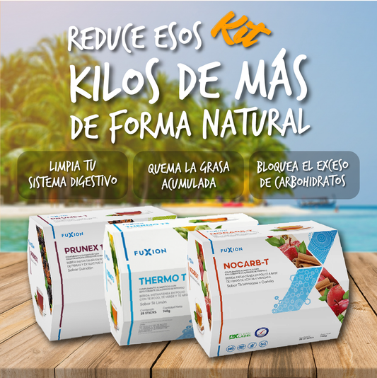 Kit trio reductor - Reduce esos kilos de más de forma natural