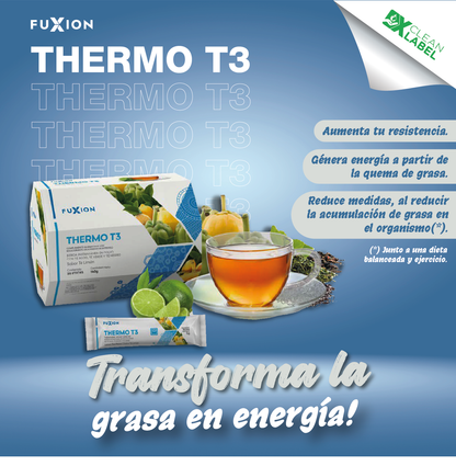 THERMO T3 – Té sabor Limón (Caja 28 x 5 g)