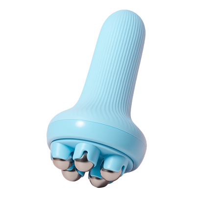 Rodillo de Masaje 360° Manual – Masajeador Corporal Multifunción para Cuello, Espalda y Piernas