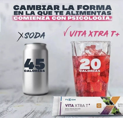 VITA XTRA T - Bebida sabor Chicha Morada (Caja 28 x 5 g)