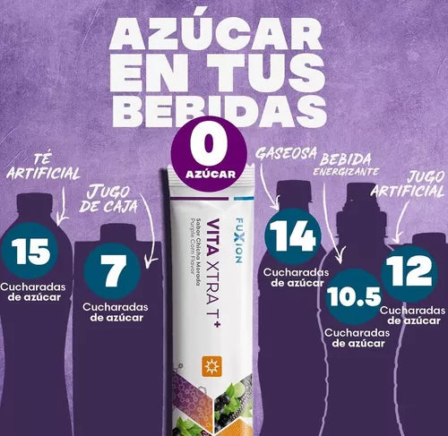 VITA XTRA T - Bebida sabor Chicha Morada (Caja 28 x 5 g)