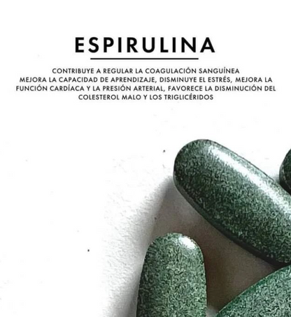 Nutriplus - Espirulina – Complemento Alimenticio (60 tabletas)