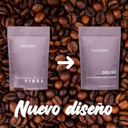 Delish – Café Instantáneo Mezcla de Fibra