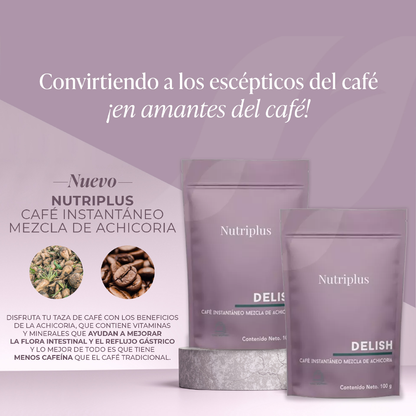 Delish – Café Instantáneo Mezcla de Achicoria