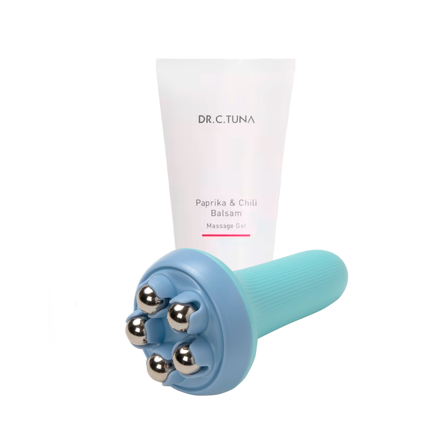 Pack Gel de Masaje Paprika & Chili + Masajeador - Relaja y energiza tu cuerpo después de un largo día - Dr. C. Tuna (Copia)